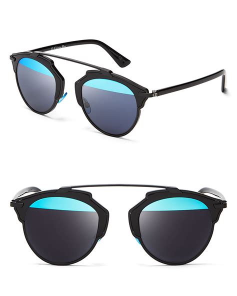 Women's So Real Split Lens Mirrored Sunglasses, 